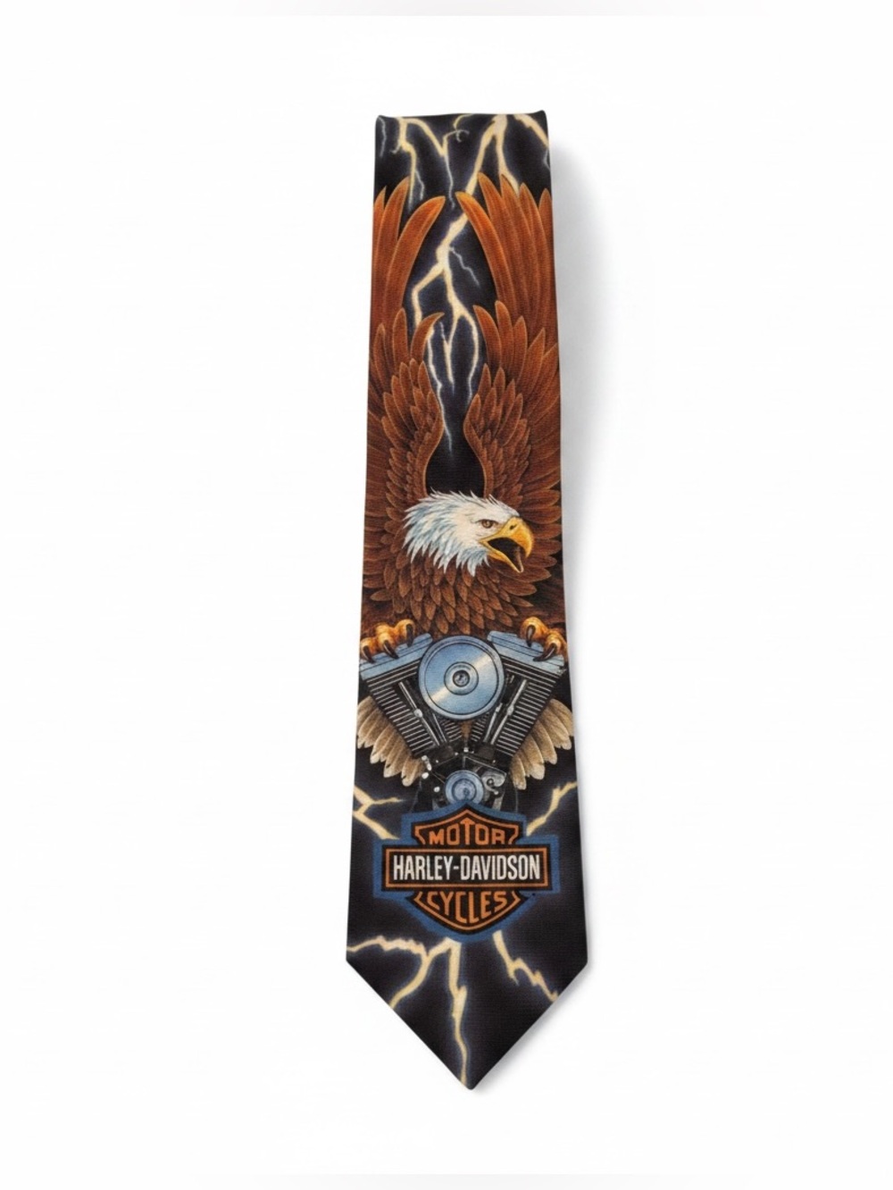 Ralph Marlin Vintage 1995 Harley Davidson Eagle Tie